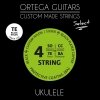 Ortega UKSBK-TE Black Nylon Select Struny ukulele 